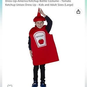 Adult Ketchup Bottle Costume